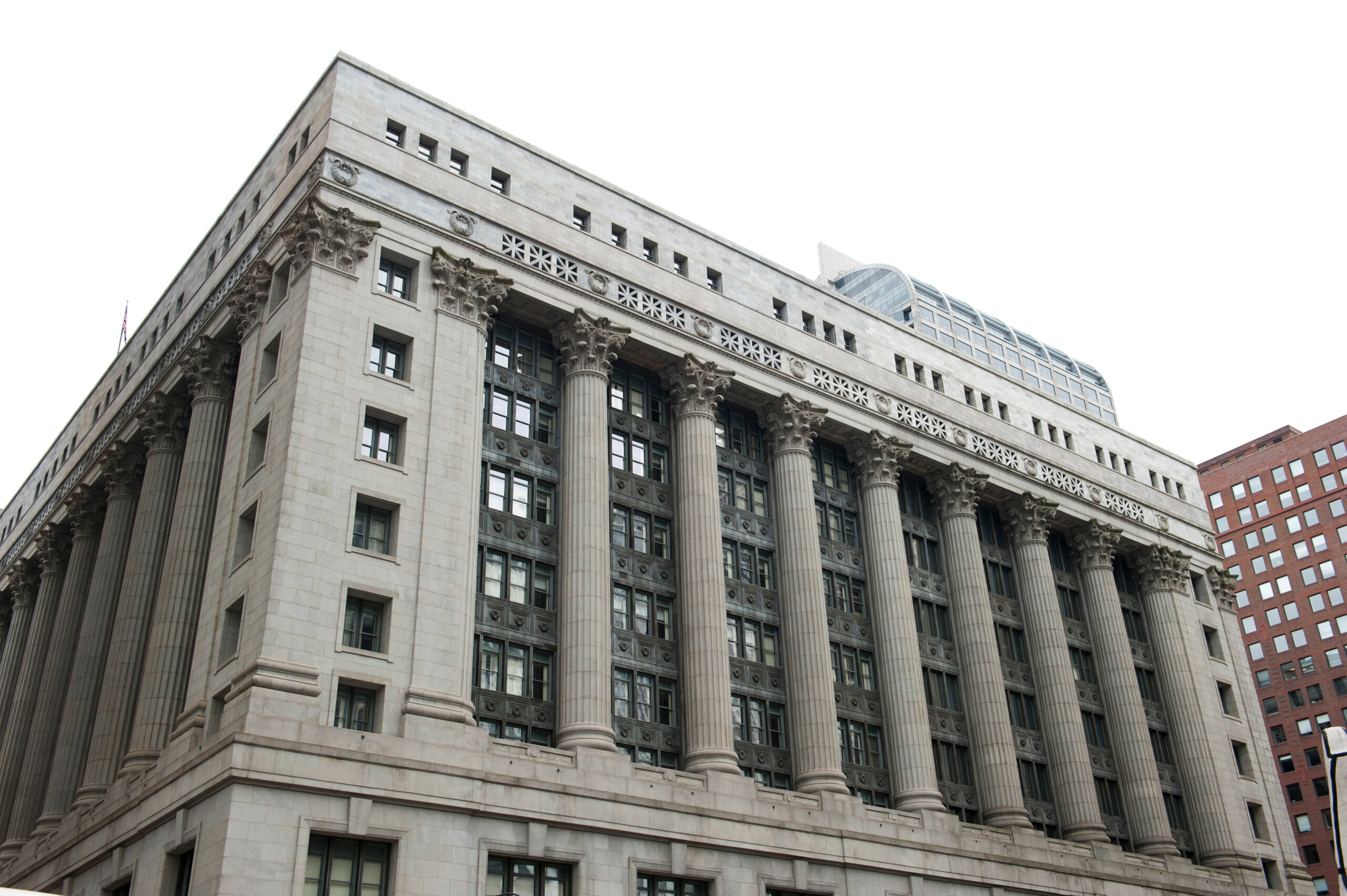 Outside view of Chicago City Hall building