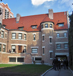 Historic building in the Prairie District of Chicago