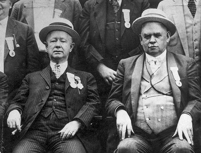 Politicians such as Michael “Hinky Dink” Kenna and “Bathhouse John” Coughlin helped establish Chicago’s reputation for unchecked corruption. Photo Credit: Chicago History Museum