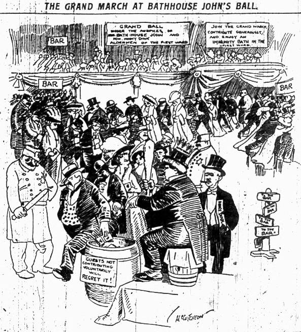 Editorial cartoon from The Chicago Tribune, 1908 by John T. McCutcheon